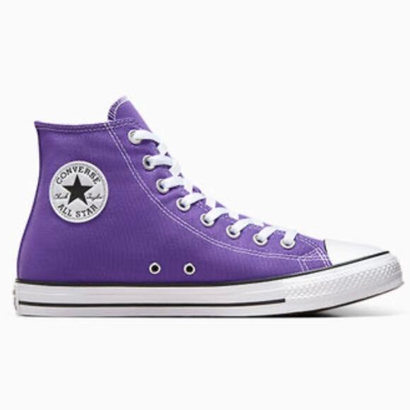 CONVERSE CHUCK TAYLOR ALLSTAR HI MEN'S 6 WOMEN'S 8 PURPLE - Picture 4 of 8